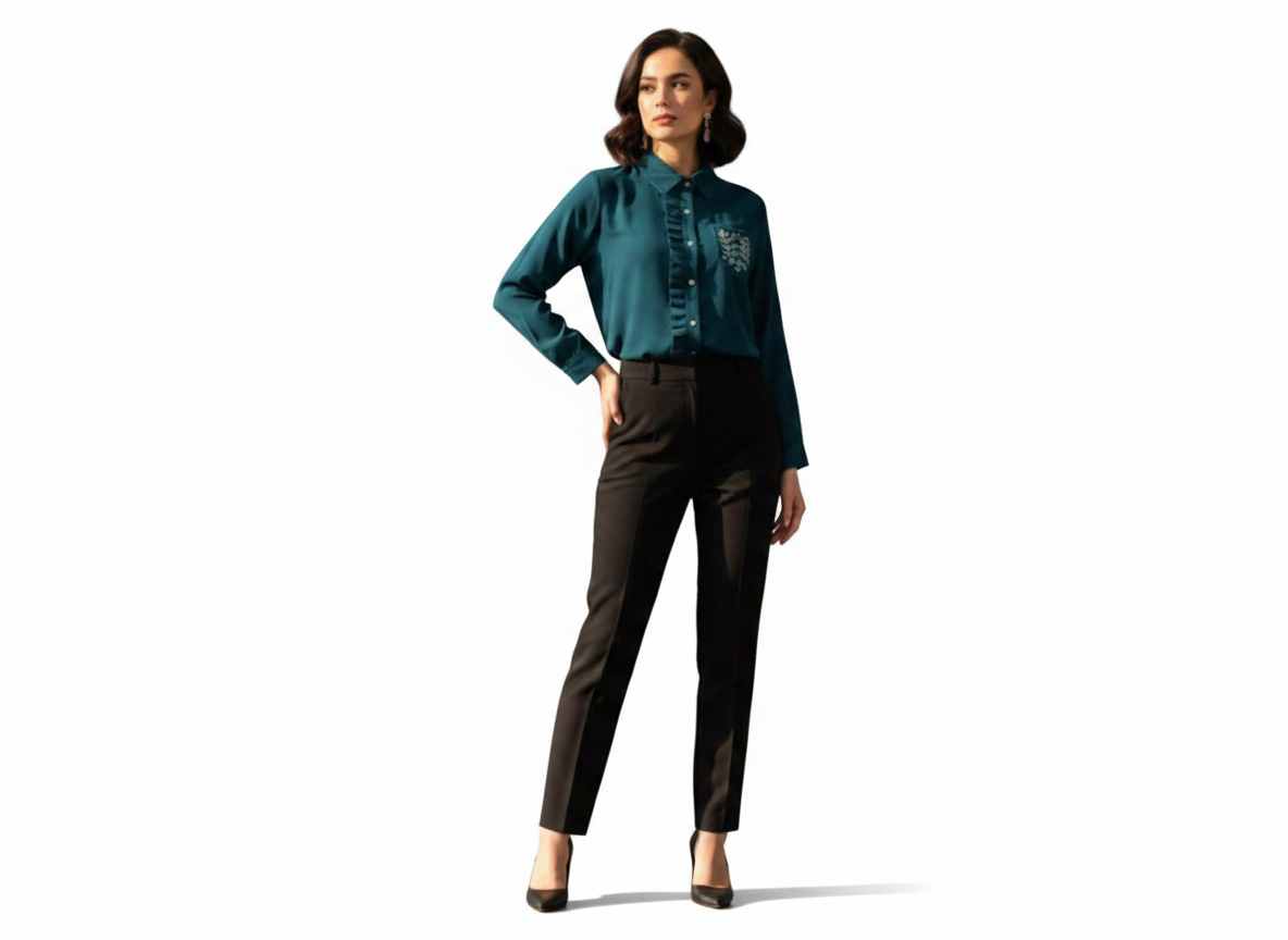 The Caspian Ruffle Top