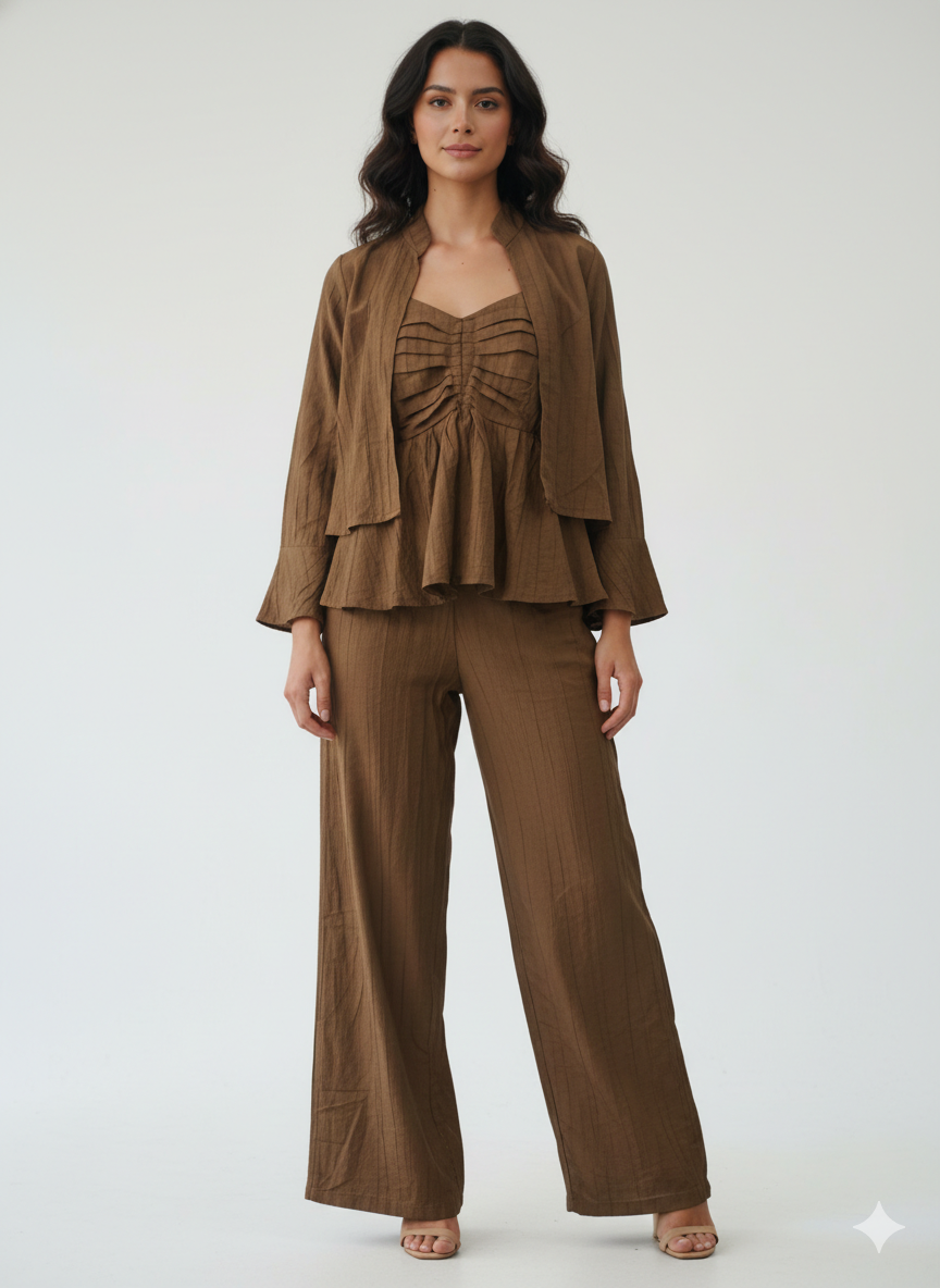 Etherea Crinkled Textured Co-ord - Image 2