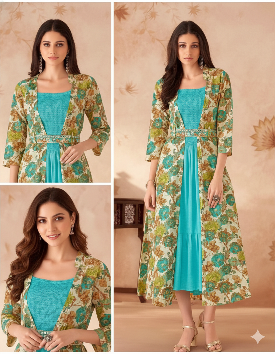 Aqua Bloom 2 Piece Set