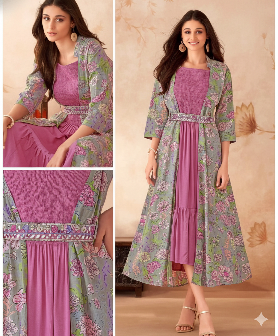 The Serene Petal Frock