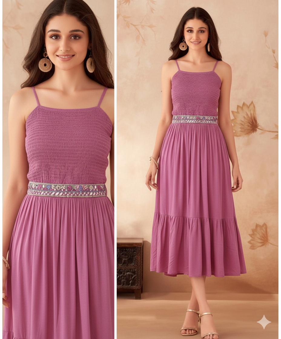 The Serene Petal Frock - Image 2