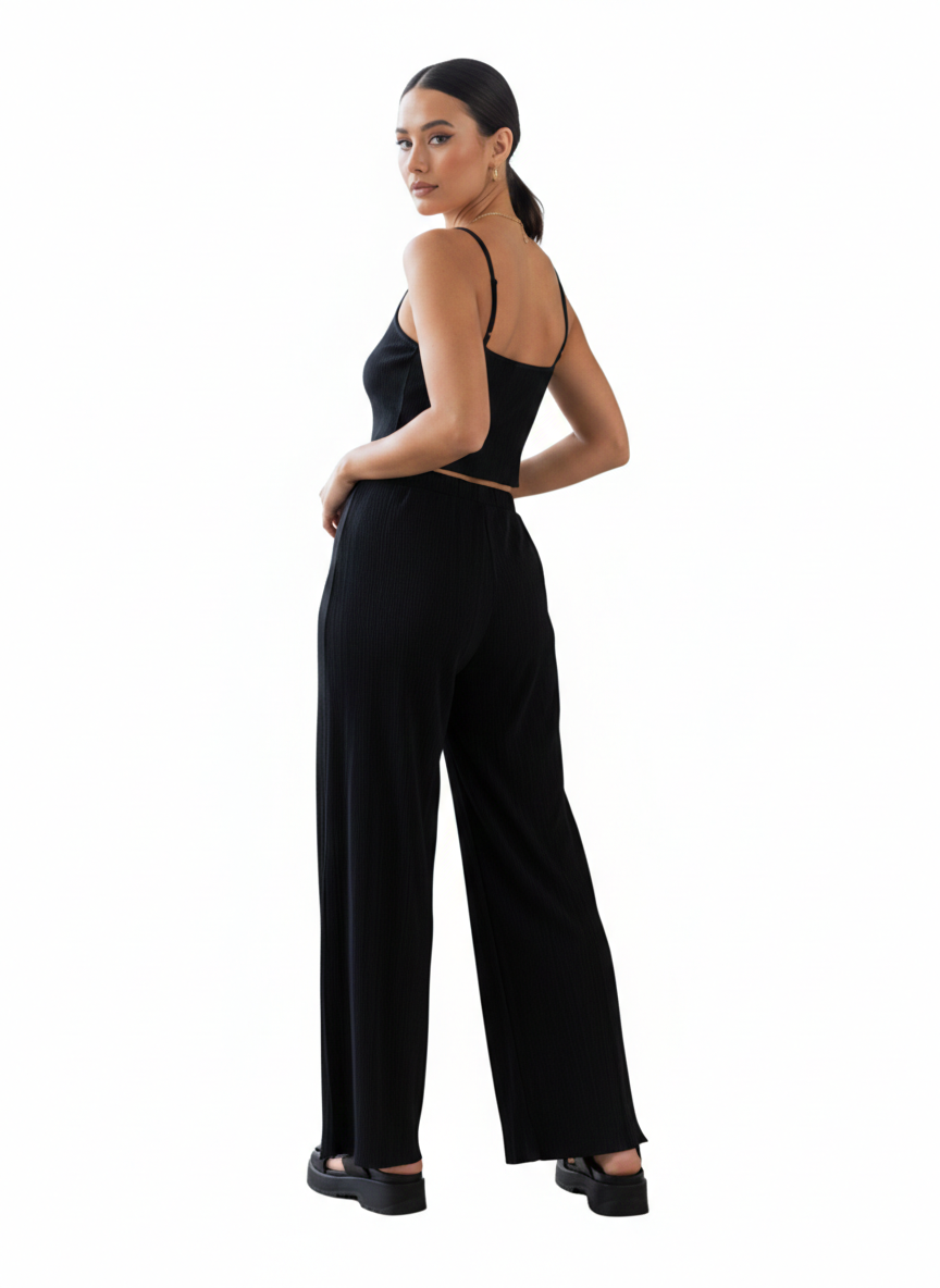 Midnight Ribbed Set - Image 2